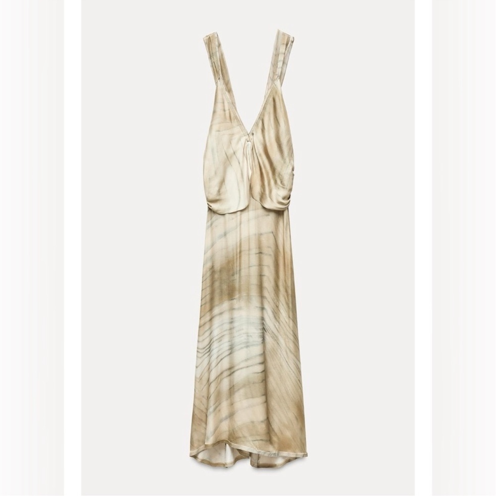Zara printed dress zw collection